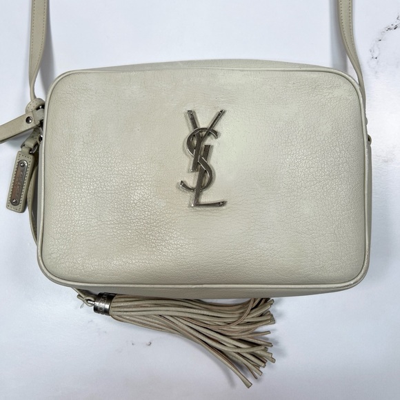 YSL Yves Saint Laurent Lou Camera Zip Shoulder Bag Crossbody Purse - Picture 2 of 11